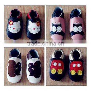 Wholesale Hand Made high quality baby leather shoe