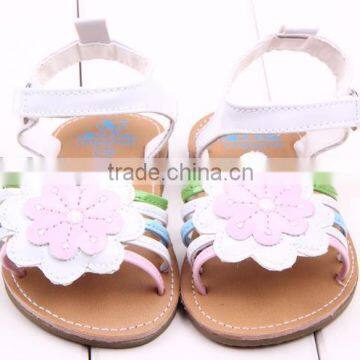 Wholesale Trade Baby Sun Flower Summer Sandals