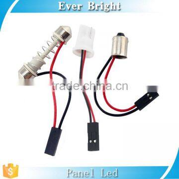 Cool White 5730 9SMD Led Panel Dome Light Auto Car Reading Interior Light DC 12V With T10 / BA9S / Festoon Adapters photo-3