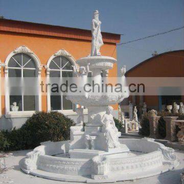 outdoor stone garden fountain