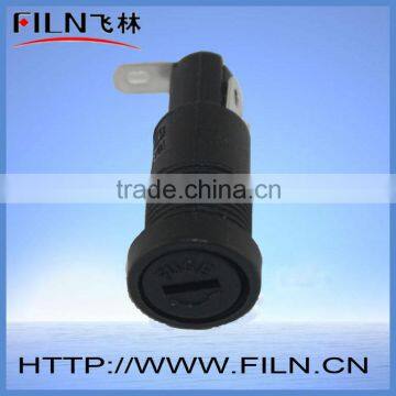 R3-11 black in-line fuse holder 5*20 12.5mm install hole