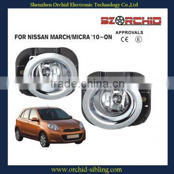 clear fog lamp / fog light for nissan march / micra 10~on