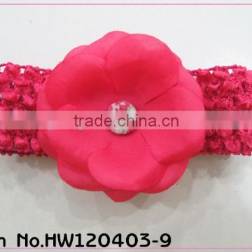 summer girls crochet flowers headwrap