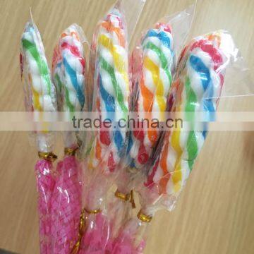 30g Multi-colored Sunflower Shape Round Flat Lollipop