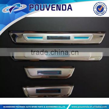 Newest LED light Door Sill Scuff Plate For Tucson 2015 4x4 accessories from Pouvenda