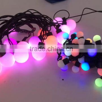 SJ-18-50/ SJ-38-20 auto color change rgb led ball string