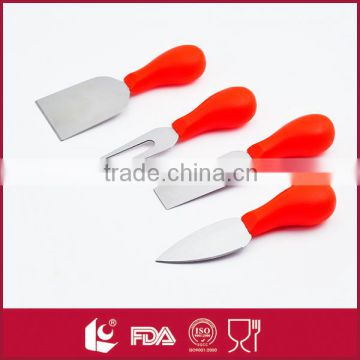 4pcs plastic stainless steel Cheese Knives set