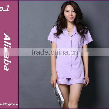 short sleeve cotton pajamas set for women women pajamas cotton