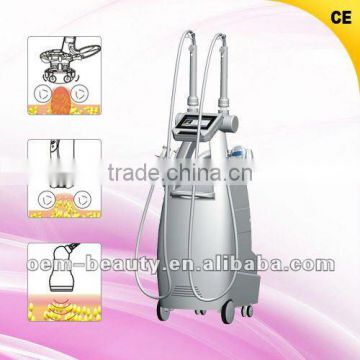 Fast fat removal-- vacuum and cavitation motor roller slimming machine