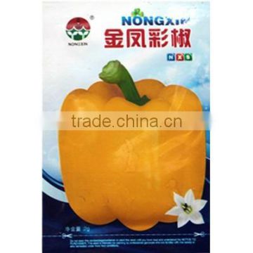 Chinese High Quality Golden yellow Sweet Pepper Seeds For Growing- Golden phoenix Colorful