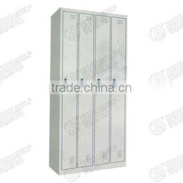 Steel Cabinet Locker/deposit cabinet-vertical four doors wardrobe