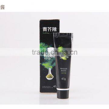 Best selling over the world Japanses style wasabi paste 43g in tube for sushi