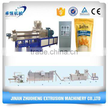 Automatic twin screw Panko bread crumb making machine