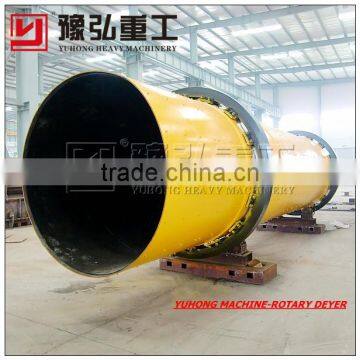 High efficient reliable widely used rotary dryer designed by Henan Yuhong