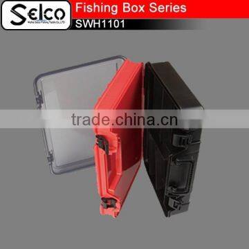 Black & Red Double open High qualityl plastic fishing tackle lure box