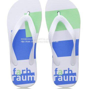 promotional gift men's women's beach sandals flip flops plastic slippers