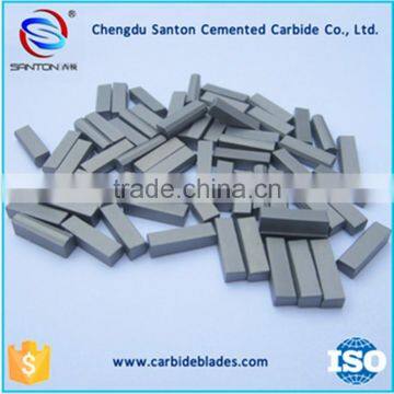 YG6/YG8 carbide brazed tips/cemented carbide welding tips/welding blade for cutting