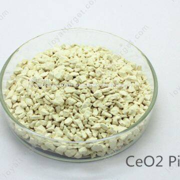 Coating material 99.99% CeO2 Cerium oxide pieces