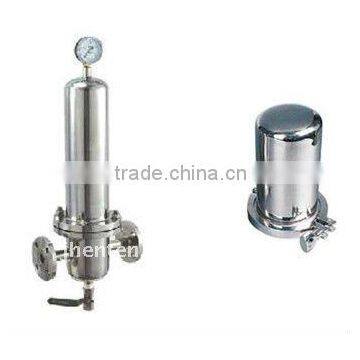 Professional manufacture mirror polish sanitary stainless steel air filter housing