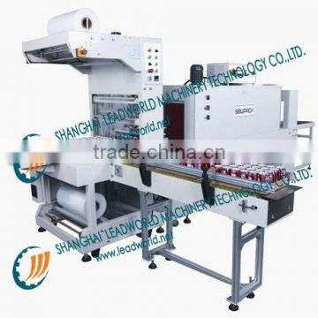 automatic sleeve packing and shrinking film wrapping machine