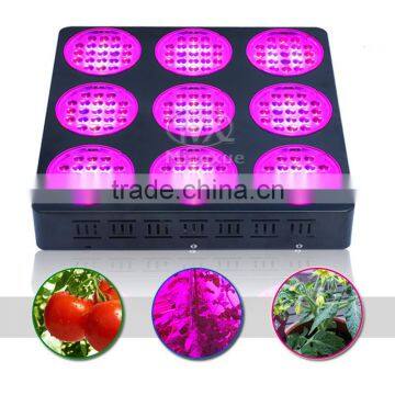 Green Grow Lights With Dual Lens Full Spectrum LED Grow Light 250W