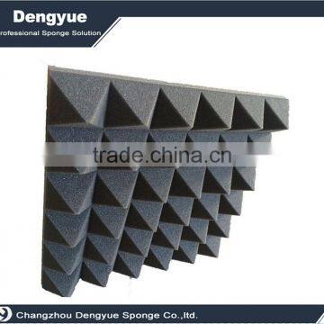 Pyramid acoustic foam with size of 20"*20"*2" used in a production studio build both audio and video