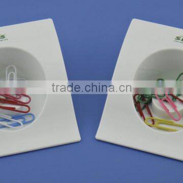 Alibaba China Plastic Coated Colorful Customer Clip with Matched Gift Box