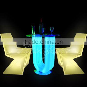 modern outdoor rechargeable battery illuminated led sofa for party, event