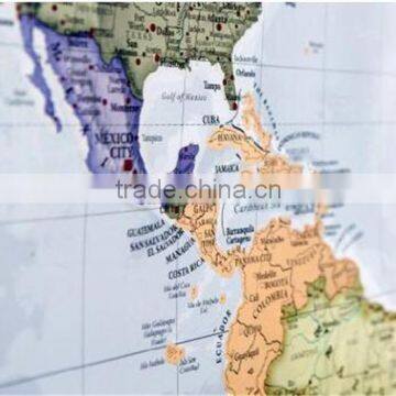 Set of World and US Travel Tracker Maps Scratch Off Places You Visit Paper Scratch off World Map for Travel photo-5