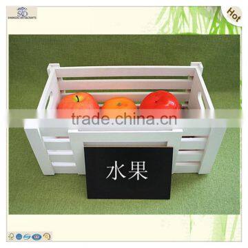 Free Sample Handle White Colored Wooden Wine Crates photo-5