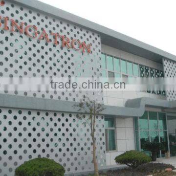 Engraved Panel Laser Cutting Perforated Outdoor Aluminum Curtain Wall