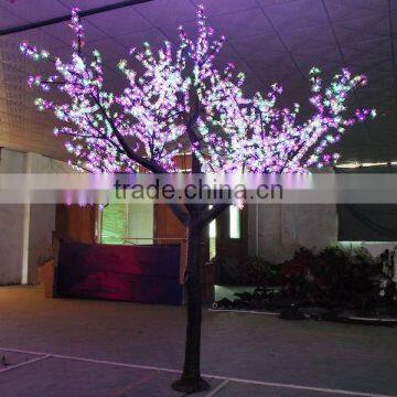 Best selling artificial colorful LED tree light cherry tree