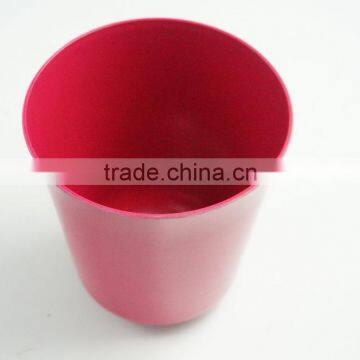 Hot Sell Biodegradable Bamboo Fiber Flower Pots Plate Flower Pot photo-3