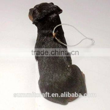 Rottweiler Dog Romania Resin Christmas Tree Decoration photo-2