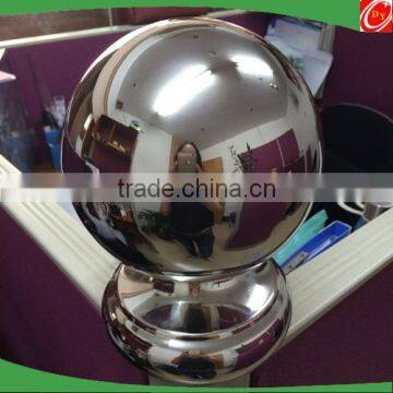 SS304 150mm Polished Decorative Stainless Steel Handrail Sphere