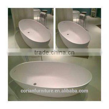 Pure white artificial stone battubs,square freestanding bathtub,square bathtubs