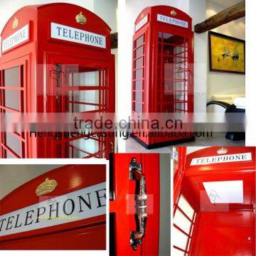 The Red K6 Telephone Box Antiique Red Telephone Booth photo-3