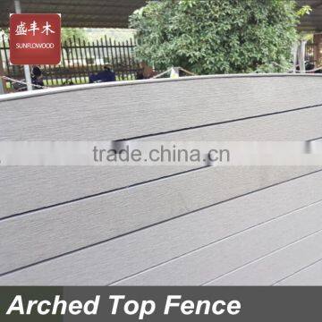 Arch Fence /arched Fence Wpc Fence With Arched Top Panel photo-2