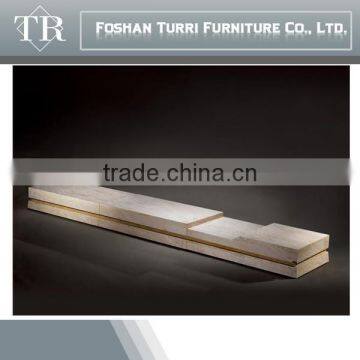 High end elegant all Iran natural travertine TV table