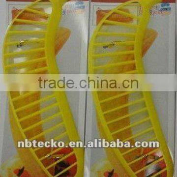 plastic banana cutter/chopper/slicer for school, hotel ,trip