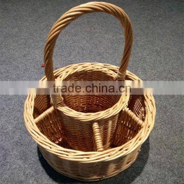 2016 New Design High Quality Wicker Wine Bottle Basket photo-4