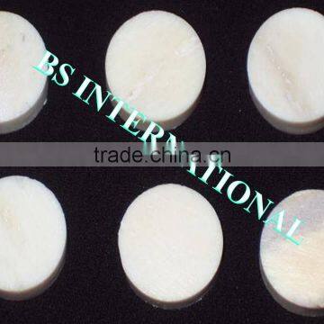 Camel Bone Button Blanks