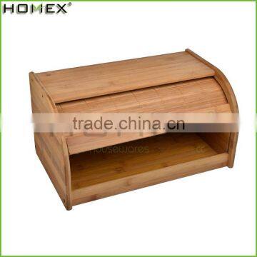 Healthy Bamboo Wooden Bread Boxes/Homex_Factory photo-2
