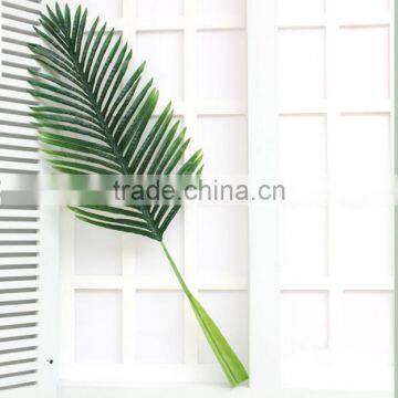 Mini Green Plastic Artificial Palm Leaves photo-3