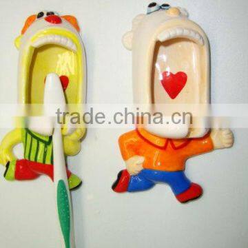 decorative ceramic loved couple toothbrush holder
