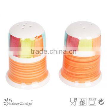 Use In Restaurant & Home Set Of Ceramic Colorful Salt Pepper Shaker photo-3