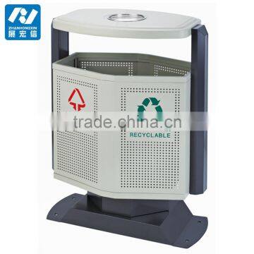 Best Garbage Collection Equipment,metal Open Trash Bin Segregation photo-4
