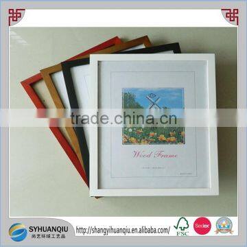 customized order high quality wooden cetificate frame wooden advertisement frame