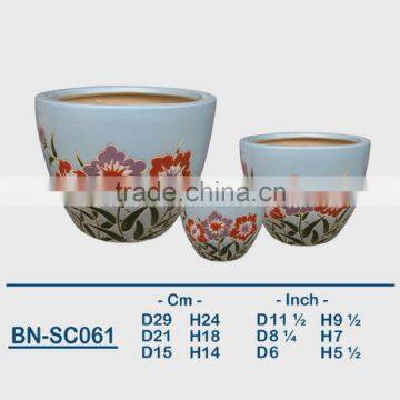 Vietnamese Ceramic Indoor Pot/ Indoor Planter BN-SC061