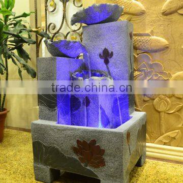 Led Resin Indoor Decoration/ Resin Water Fountain With Led Light photo-2